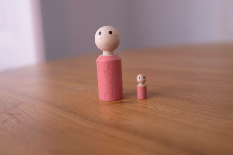 mini houten popjes